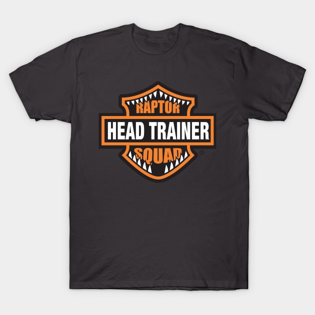 Raptor Biker Squad - Head Trainer T-Shirt by TeeBC